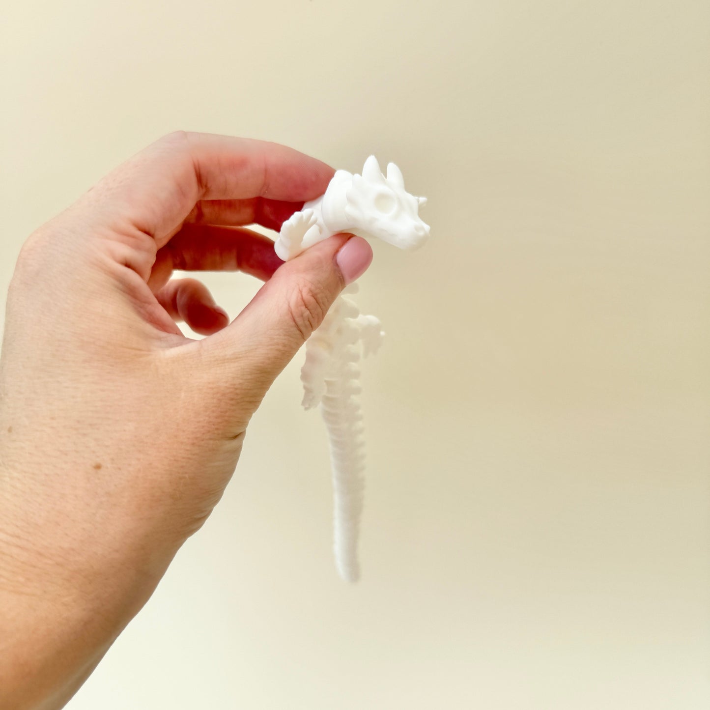 articulated skeleton dragon toy for sensory play and display