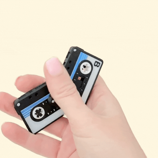 Compact click-free stim tool for neurodivergent users