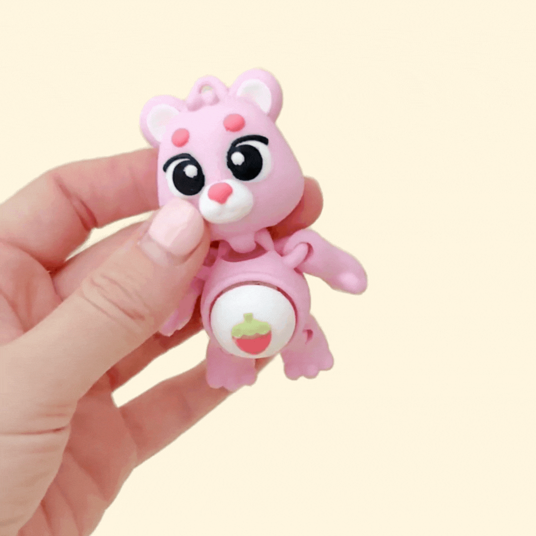 compact bear sensory clicker designed for on-the-go stimming and grounding