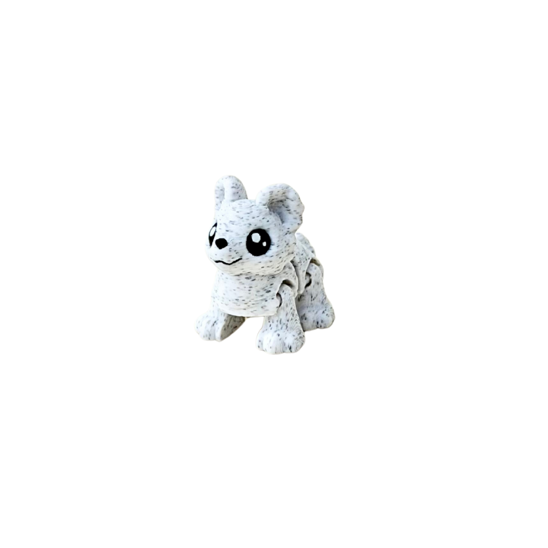 A charming fidget pet created for collectors, providing gentle tactile input without distracting noise.