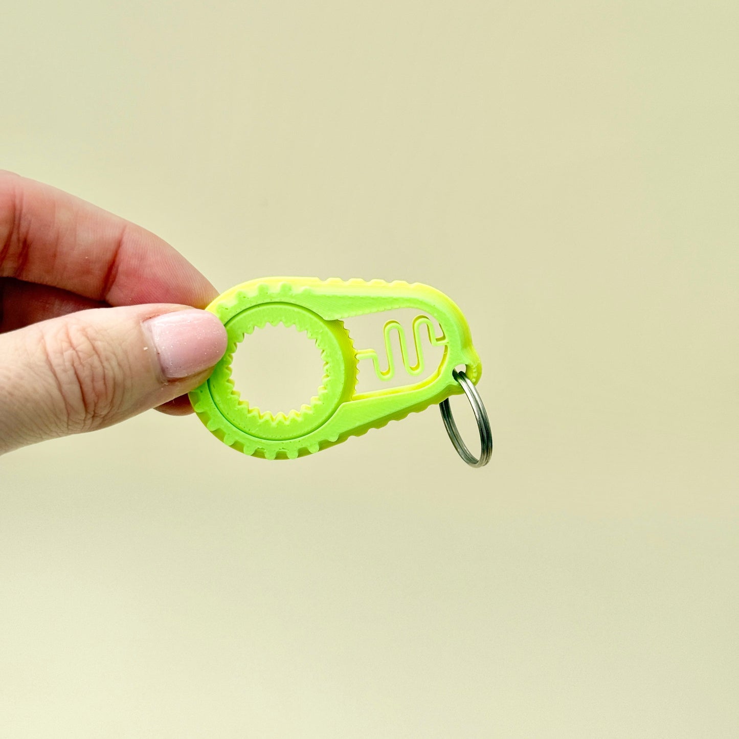 Compact sensory tool designed for on-the-go use and easy carrying.