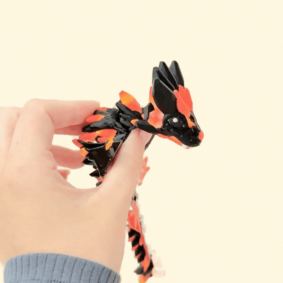 sensory seeking dragon fidget toy, perfect for travelling and home play.