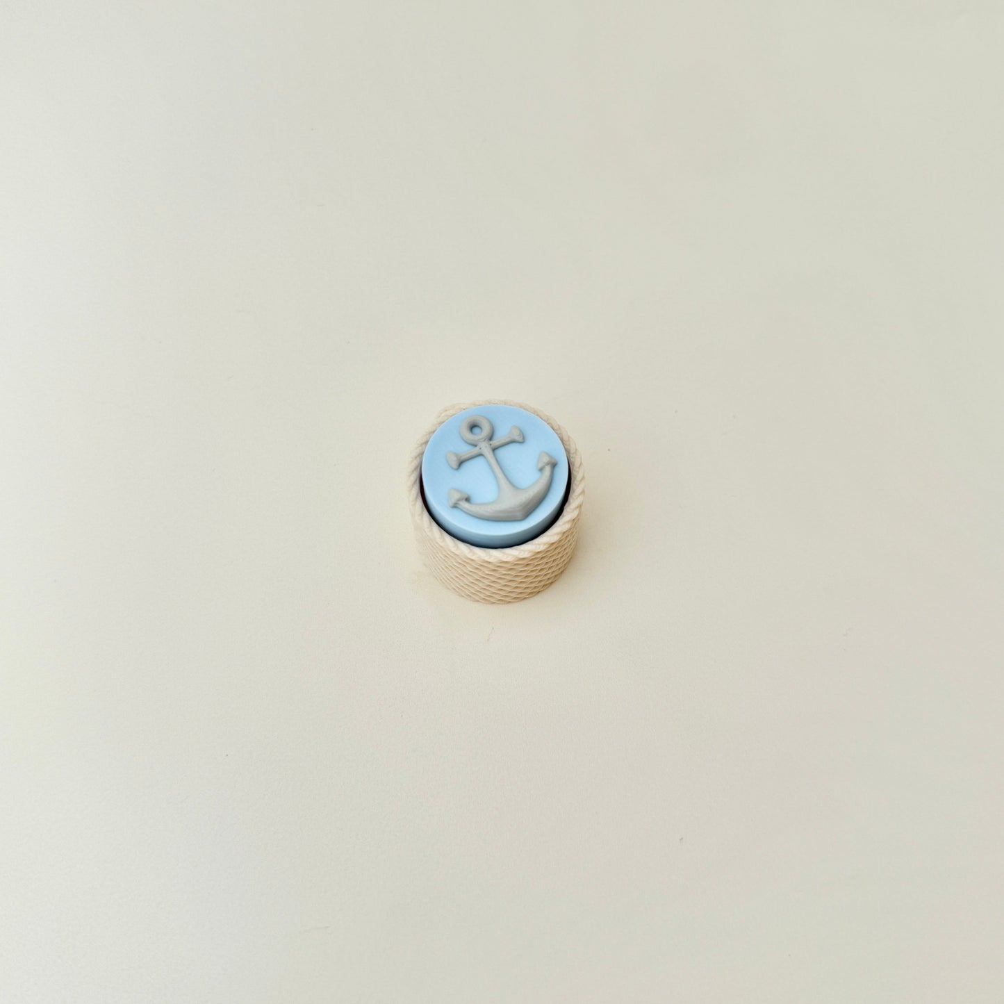 small keychain clicker with textured bezel suitable for on-the-go stimming