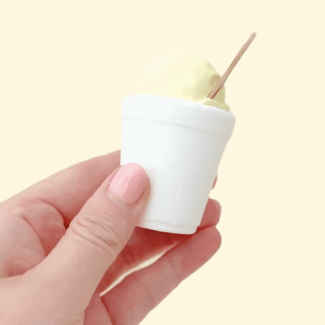Handheld sensory tool with pressable feature for fidgeting and focus