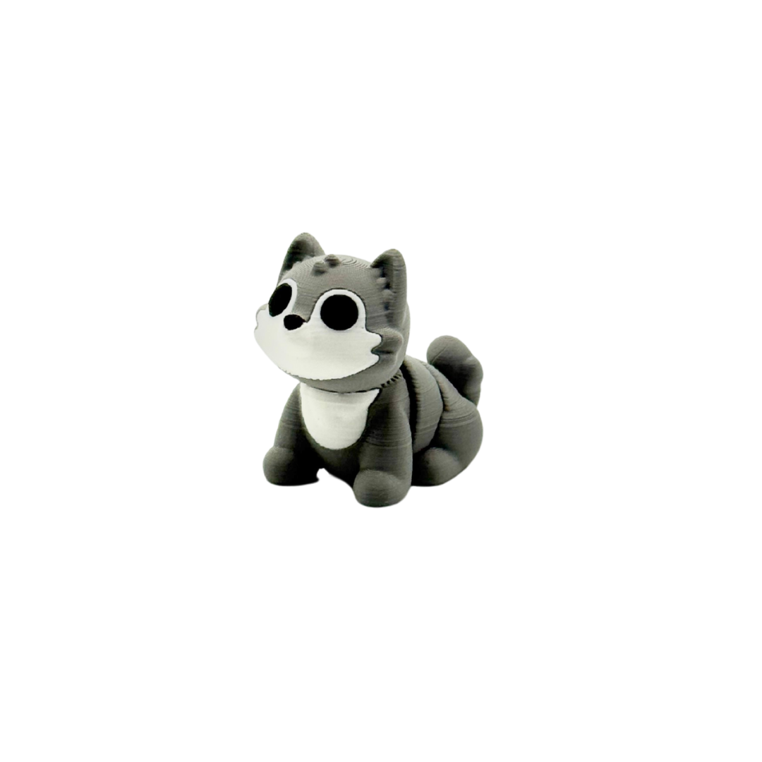Portable mini stim tool with quiet wiggle for concentration on the go