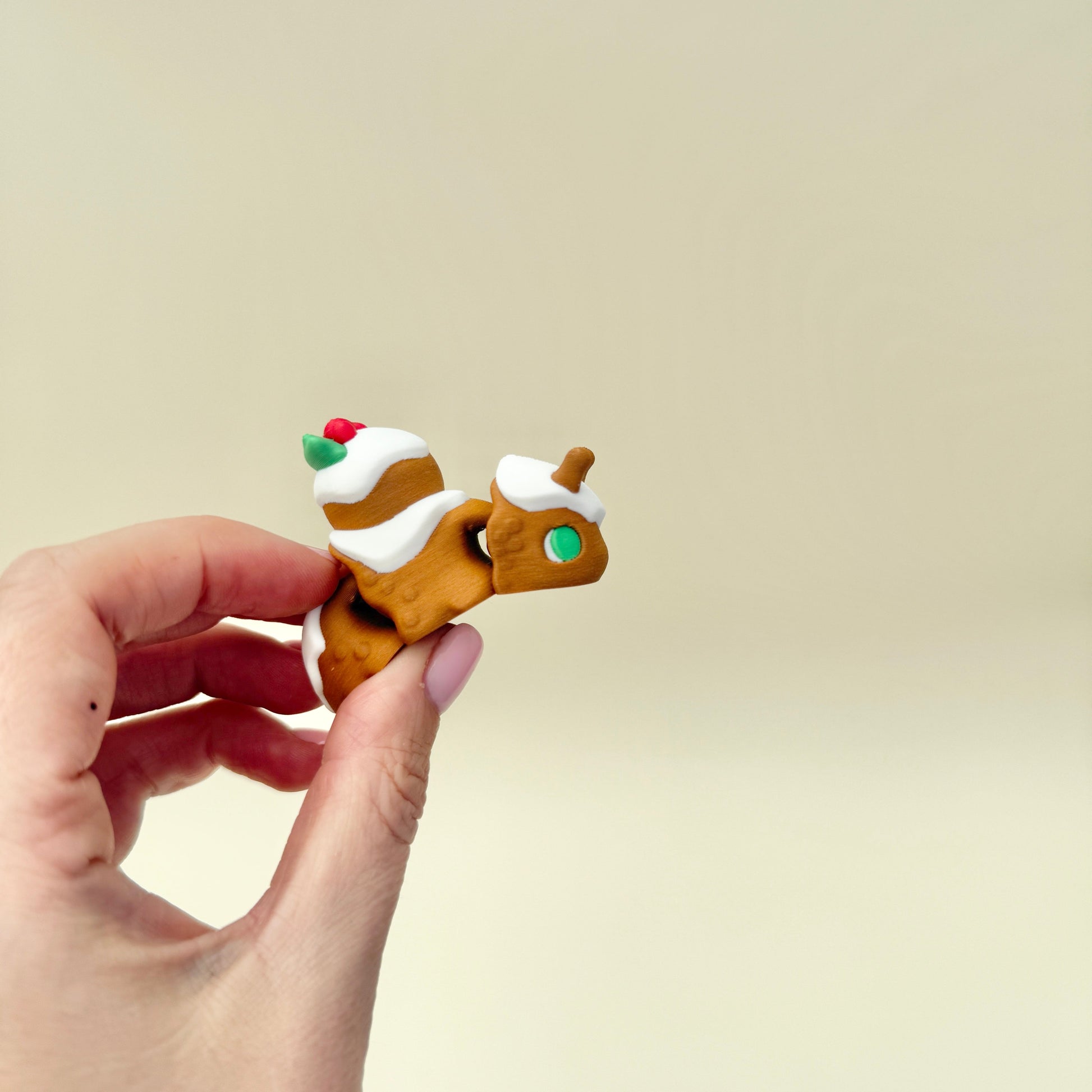 Soft ridges and smooth frosting provide varied tactile input.
