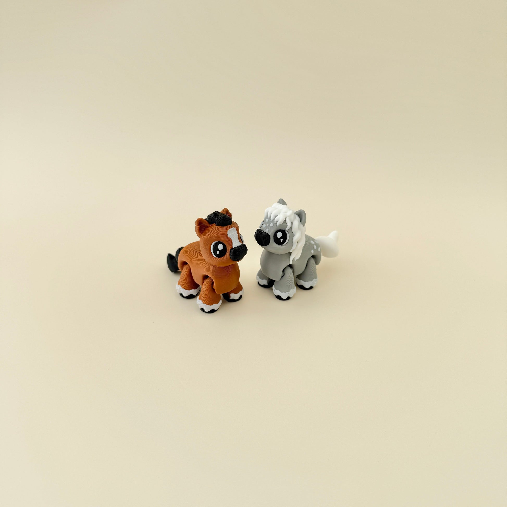 A cute horse fidget toy with a friendly unicorn-like design, perfect for collectors.