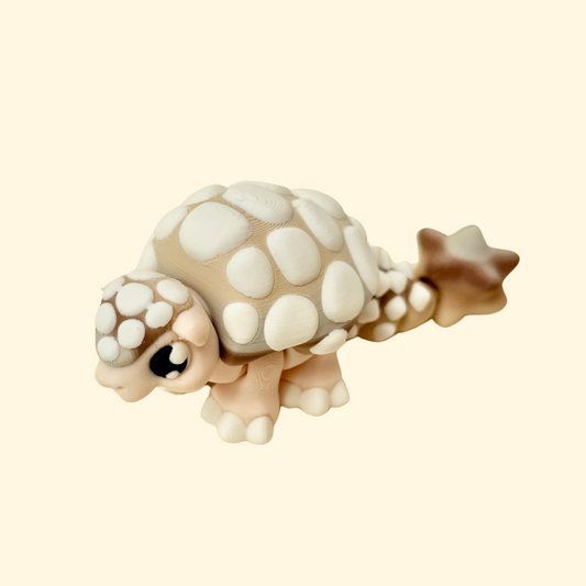 articulated prehistoric-inspired fidget toy with tactile textures and moving parts
