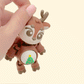 3D printed seasonal fidget toy in reindeer style
