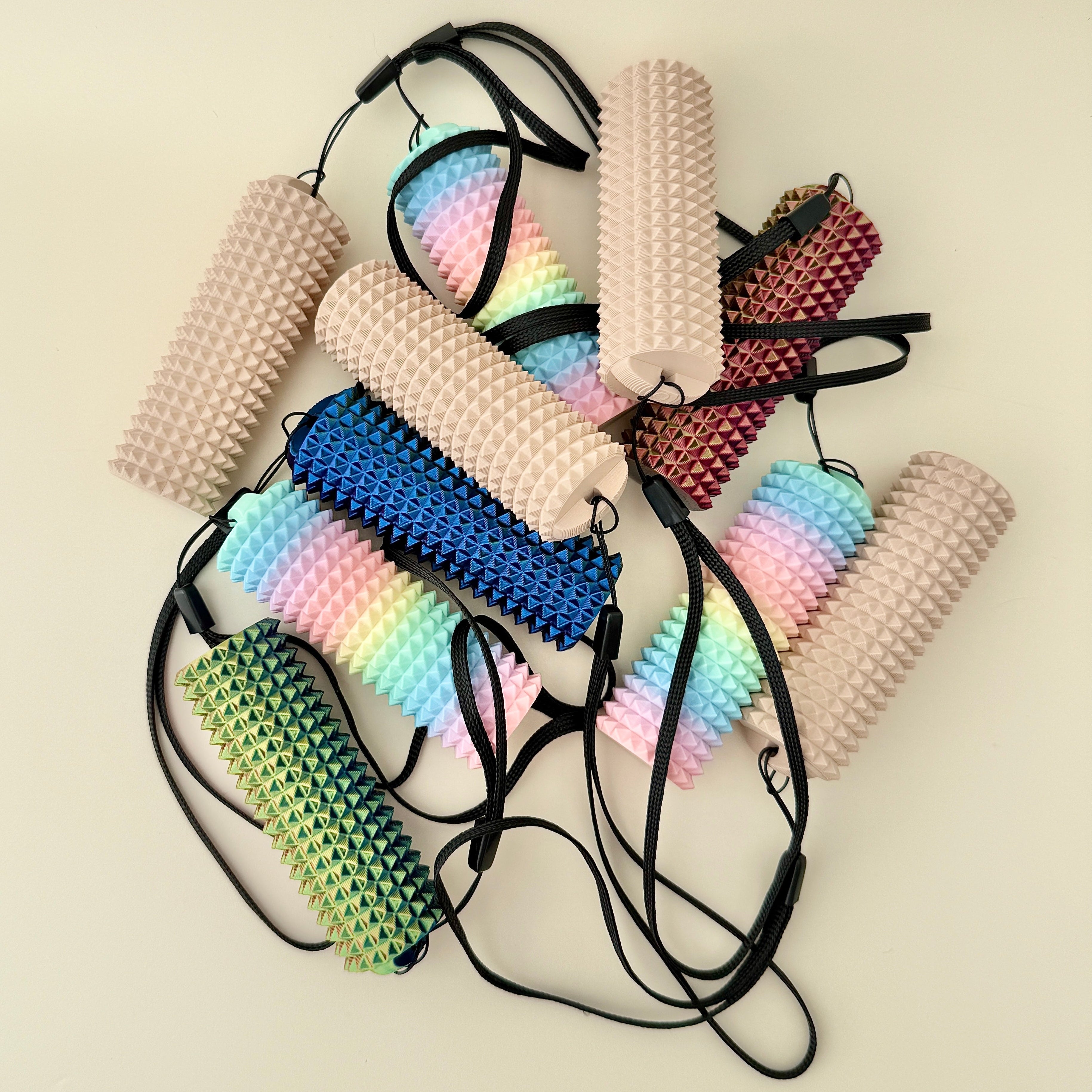 A high-quality, 3D-printed sensory tool for focus, anxiety, and deep pressure relief.