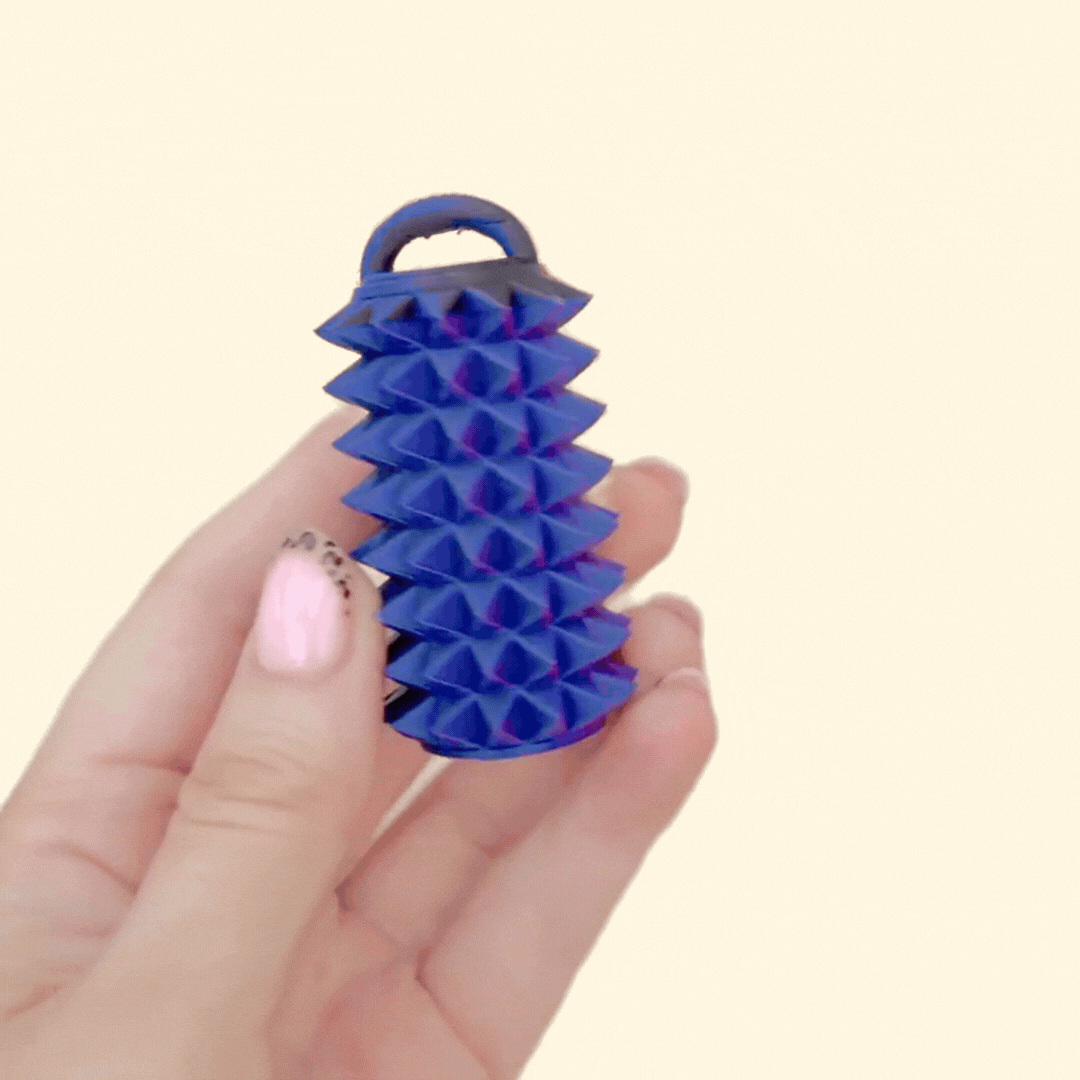 Raised-texture sensory fidget for stress relief, hand input, and tactile regulation.