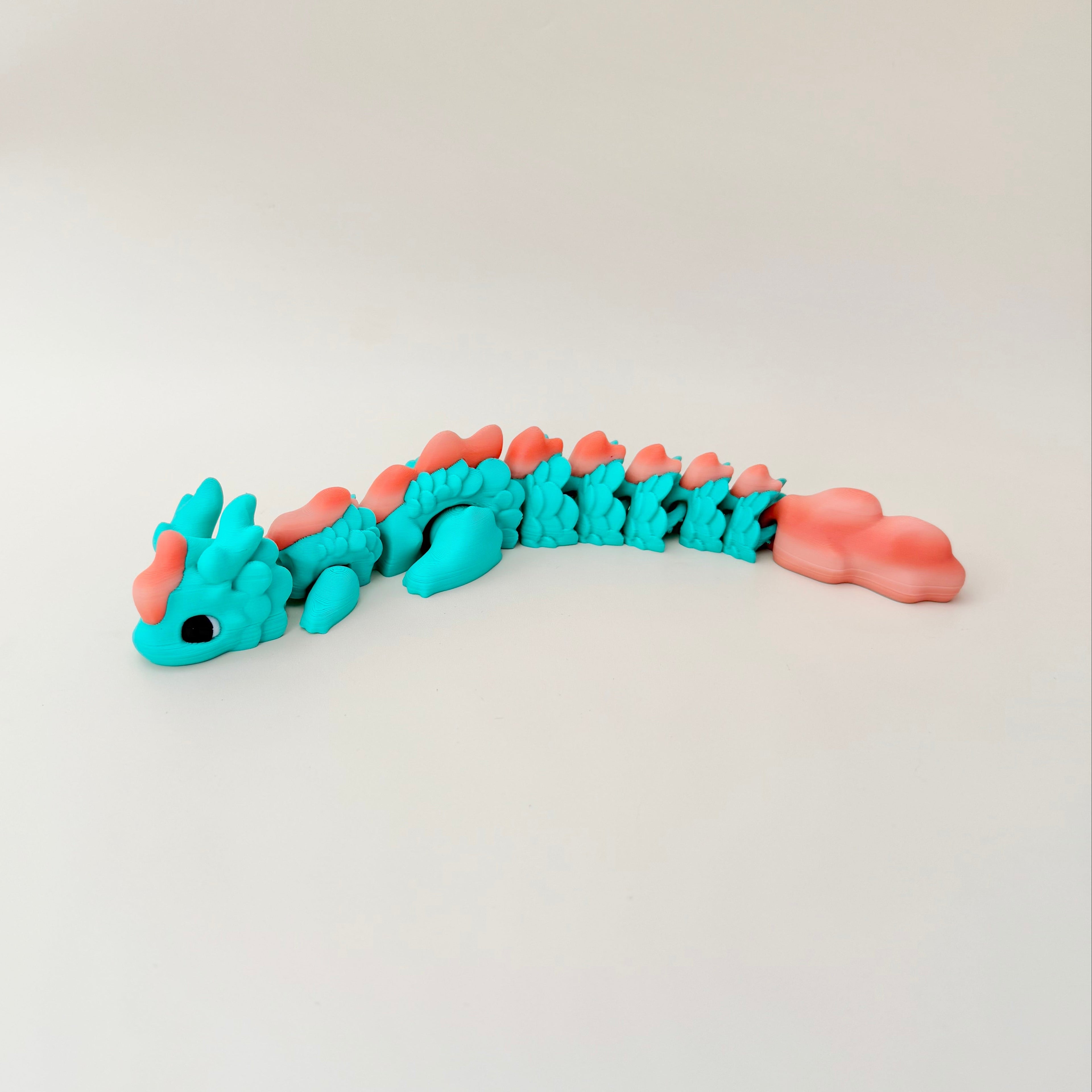 Jointed segments glide easily for repetitive hand movement; satisfying yet quiet, suitable for desks.
