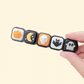 sensory fidget bar with mix and match icon toppers
