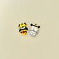 Collectable bee fidgets presented with matching accessory piece.
