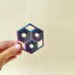 quiet kinetic desk fidget designed for repetitive, calming movement
