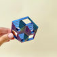 portable shapeshifter fidget for soothing visual and tactile input
