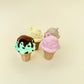 Fun, textured fidget toy with ice cream detail, available in multiple flavour-inspired designs.