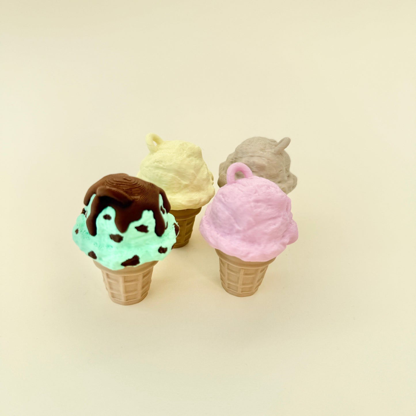 Fun, textured fidget toy with ice cream detail, available in multiple flavour-inspired designs.