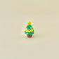 Textured baubles for thumb tracing; low-noise click action; palm-size festive desk fidget.
