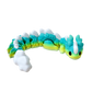Kaida Scaled Dragon fidget toy with gradient yellow, blue, and green colouring and white spikes, over 25cm long.