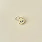 A cute, small dumpling clicker with a keychain, featuring a soft press mechanism that makes an audible clicking noise.
