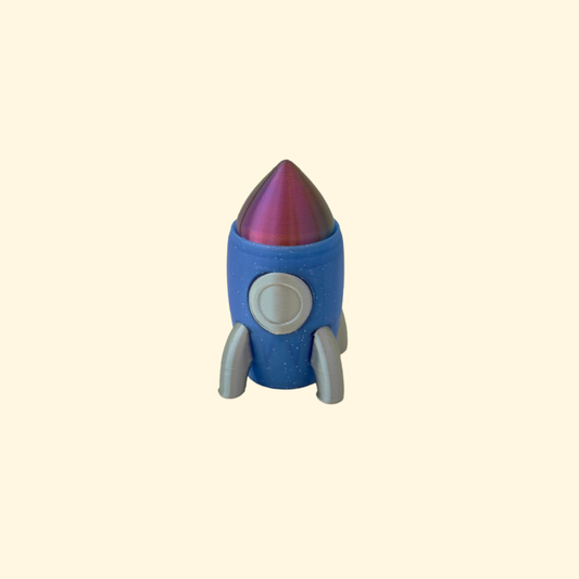 Small space-themed mini with a cap that changes colour in the light.
