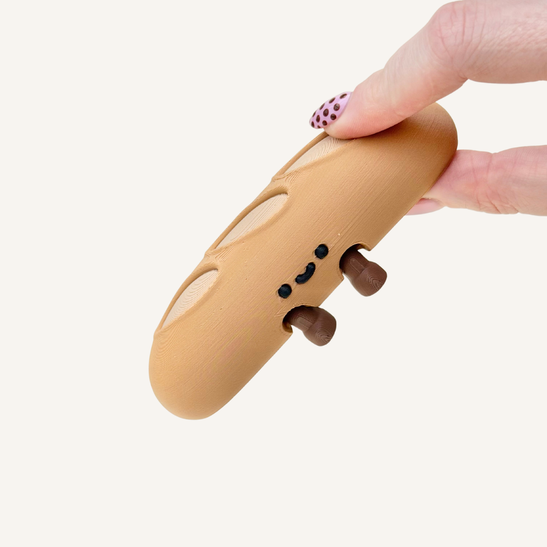 Lightweight decorative baguette designed to add personality and a calming focal point without clutter
