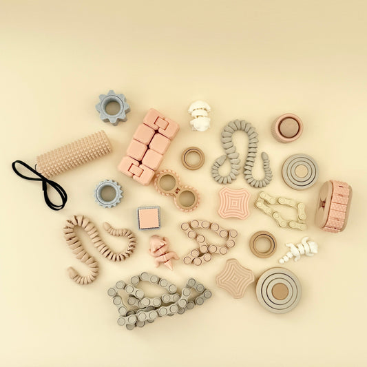 A versatile range of sensory toys, quiet and discreet for schools and therapy.