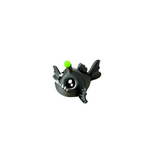 Small articulated mini-pet fidget with gentle clack, smooth PLA finish and quiet-friendly movement for pockets, school or desk.