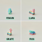 Compact rainbow-coloured mini pet fidget, perfect for tactile engagement and portable play.
