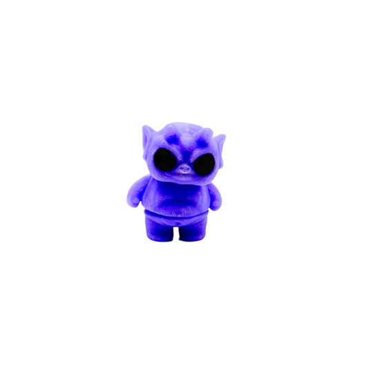 Small articulated tool with tactile detailing for sensory relief
