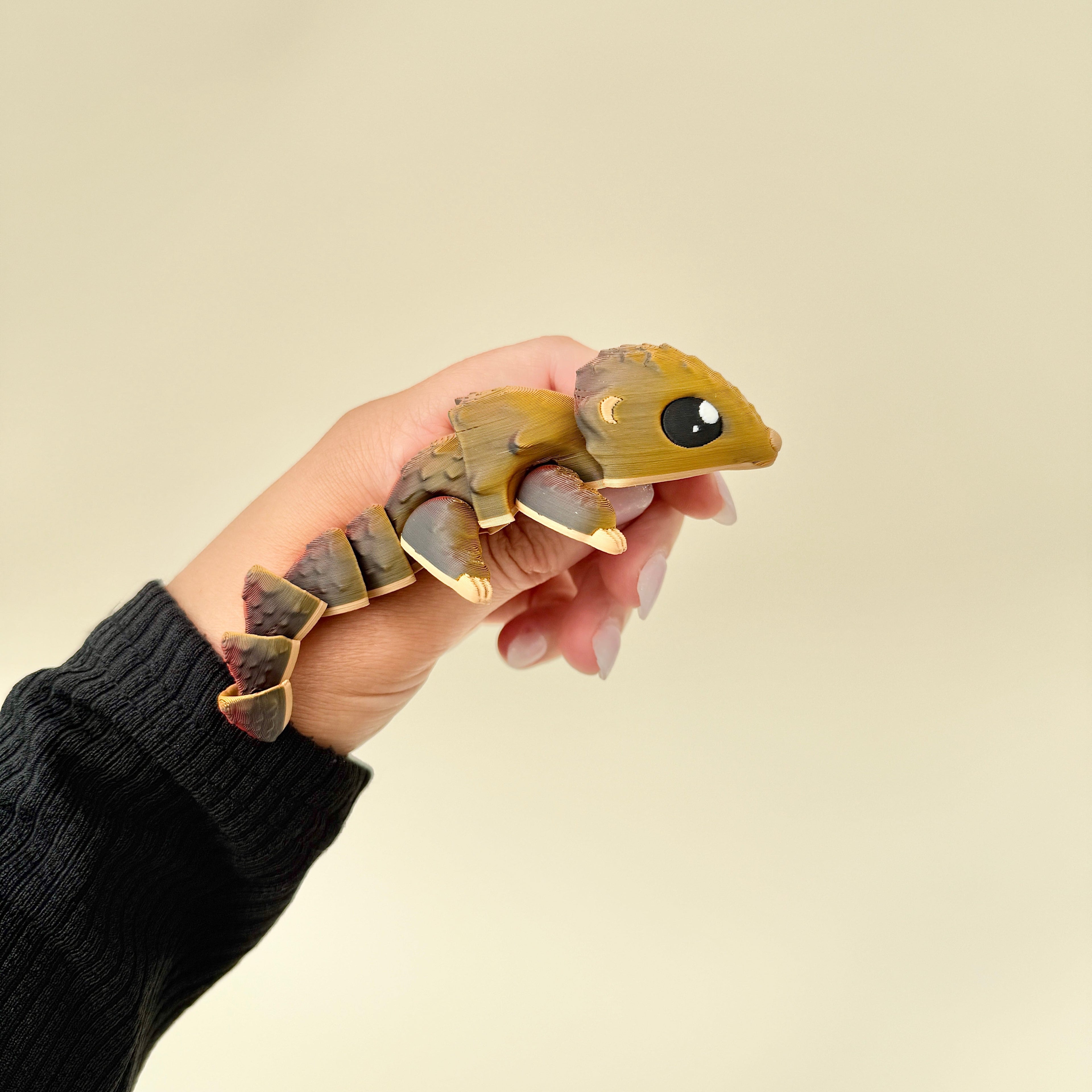 Tactile pangolin toy, perfect for sensory stimulation and calming fidget play.