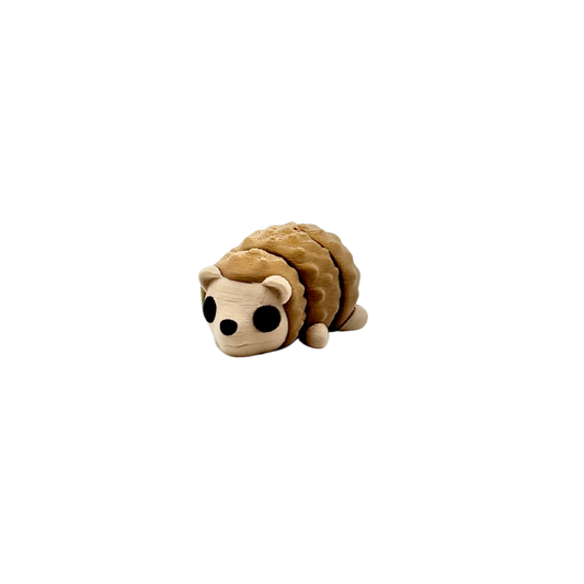 Lightweight collectable mini with soft colours and quiet wiggle action
