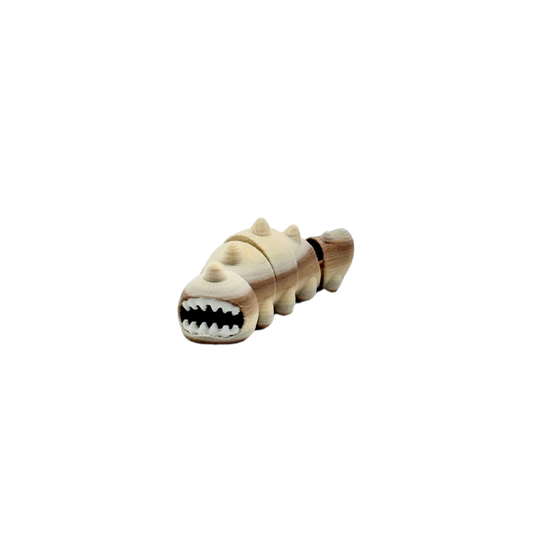 Tiny sensory tool with articulated movement for quiet fidgeting
