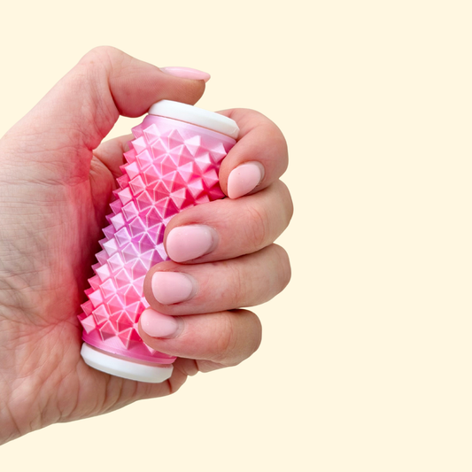 Chunky spiked roller fidget for strong tactile feedback, calming restless hands, and focus support

