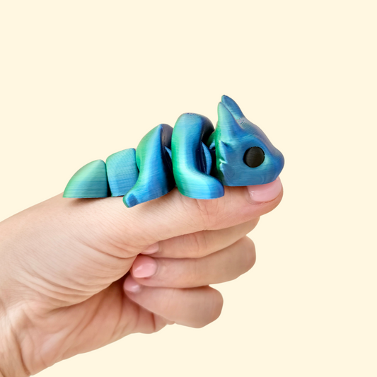 Compact dragon fidget toy ideal for collectors and sensory seekers.