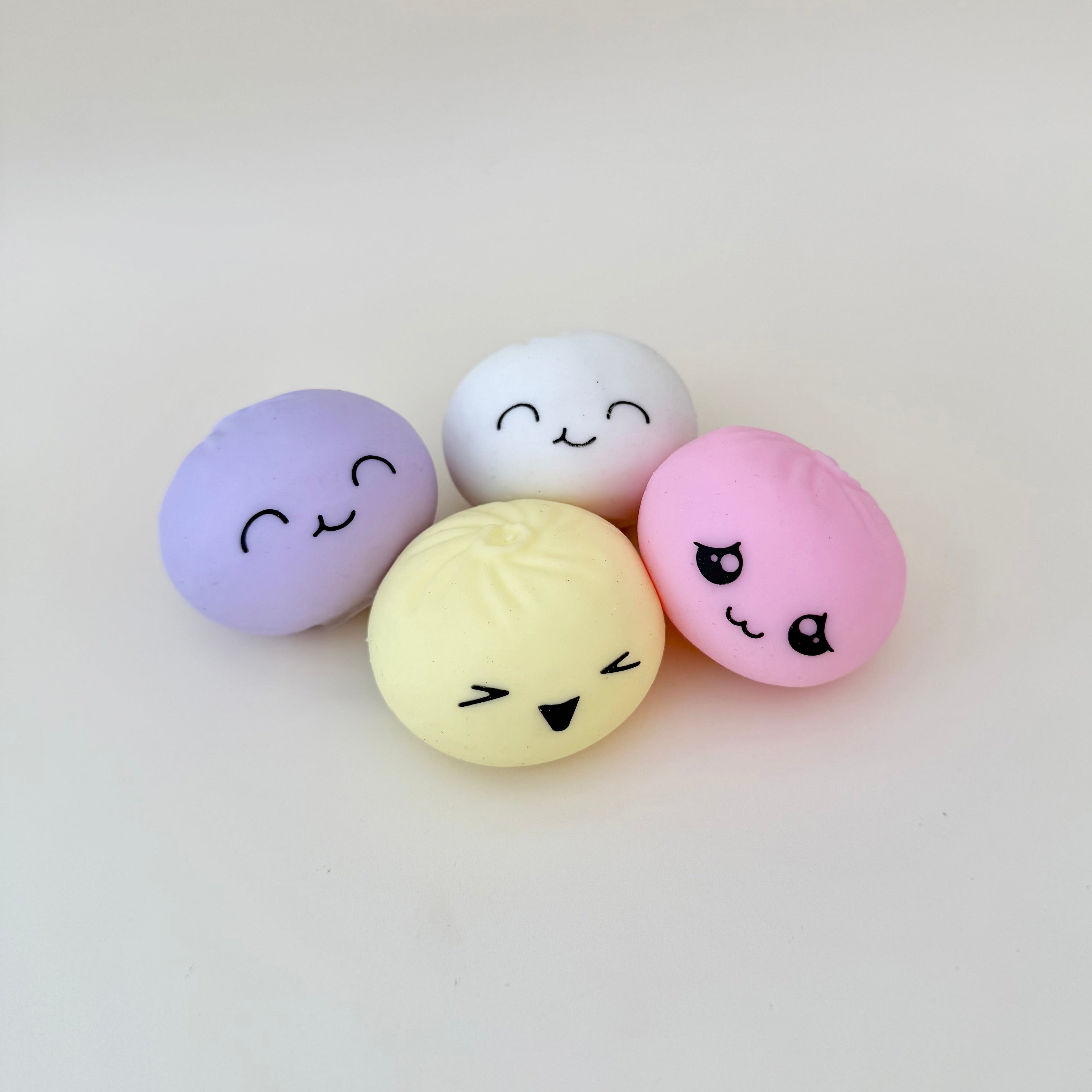 Small squishy fidget for on the go sensory support, made for quick squeezes and calming hand activity.