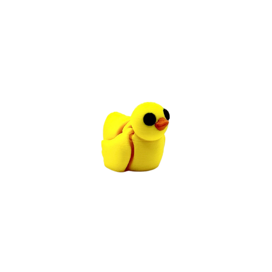 Tiny 3D-printed mini fidget with quiet wiggle movement for sensory regulation