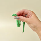 Flexible sensory snake designed for twisting, looping and calming repetitive motion on the go.

