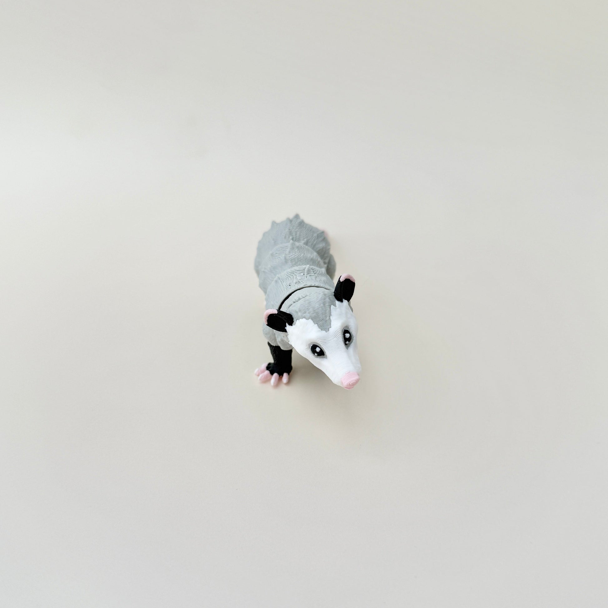 A versatile possum fidget toy designed for display, fidgeting, and sensory engagement, ideal for both kids and adults.