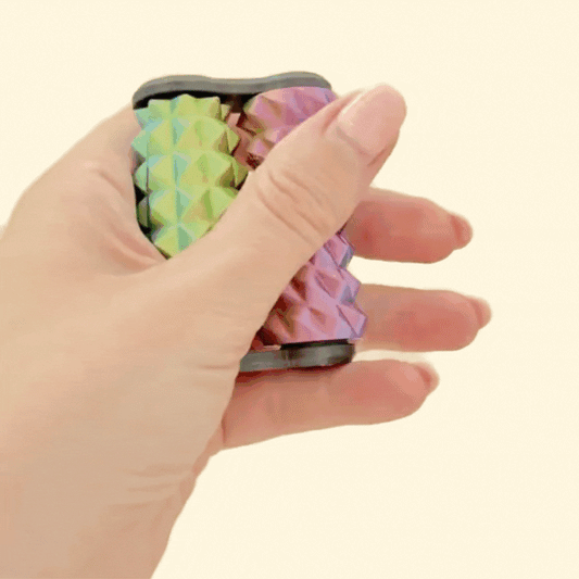 textured handheld fidget tool for tactile stimming
