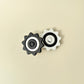 four rotating rings fidget spinner designed for smooth, balanced, quiet spinning
