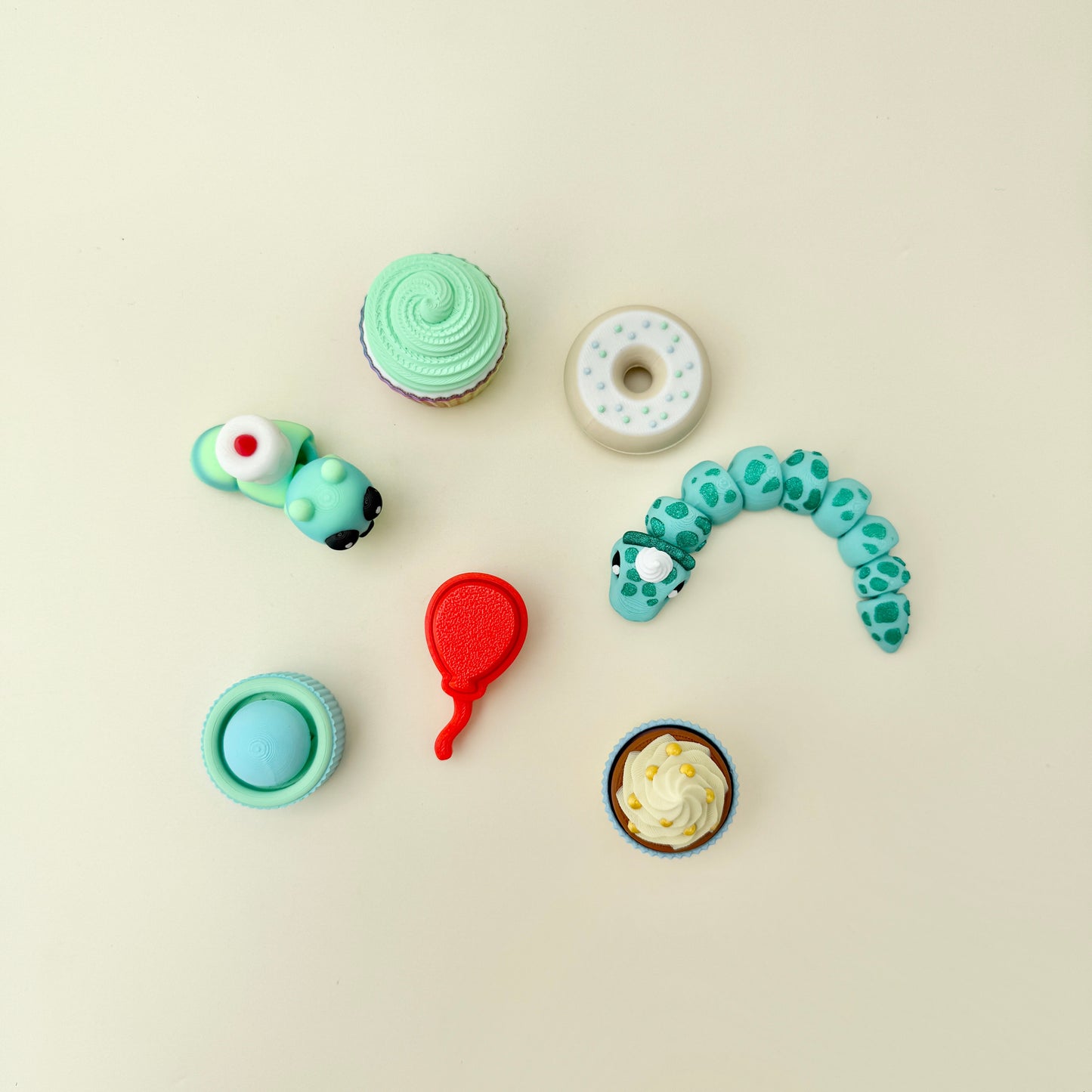 selection of portable sensory fidgets suitable for party bags school and travel
