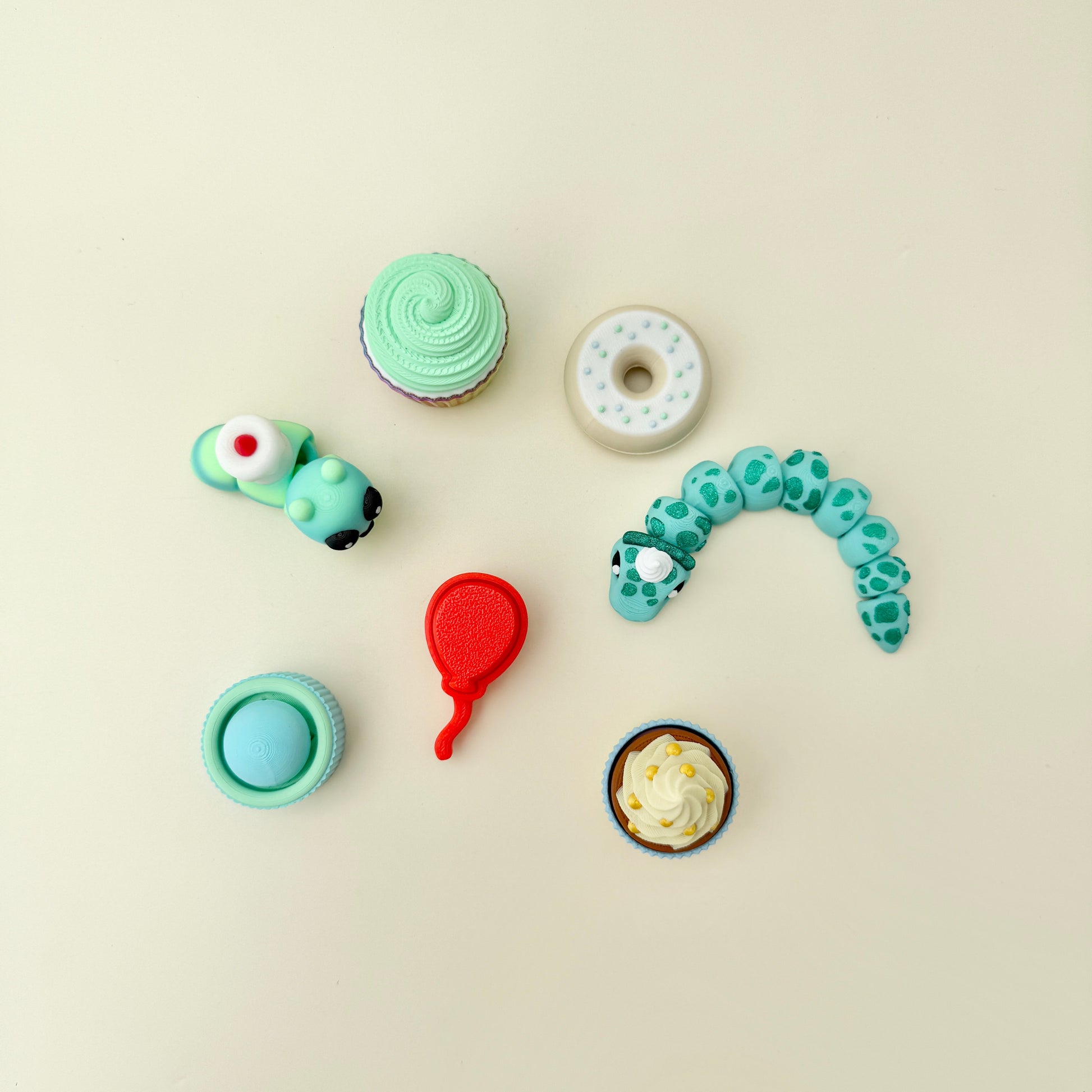 selection of portable sensory fidgets suitable for party bags school and travel
