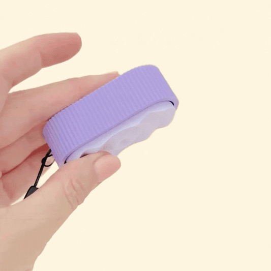 Larger ripple clicker featuring tactile textures and sturdy design for focus and anxiety relief.