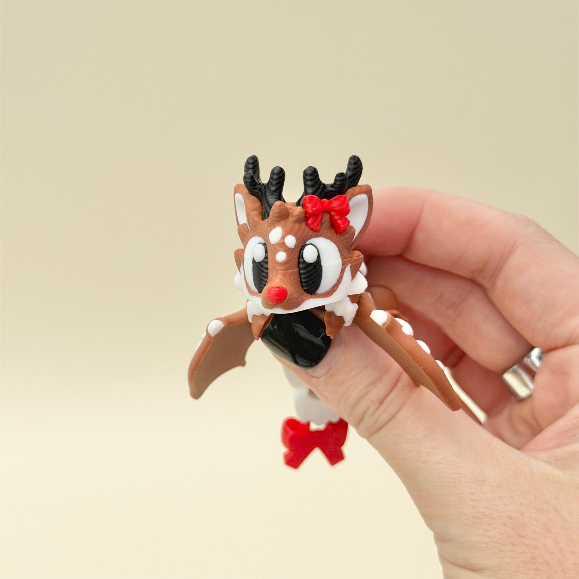 small seasonal dragon toy for sensory play and display
