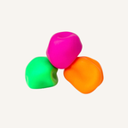 Sand-filled fidget toy that does not rebound, providing satisfying mouldable squeeze feedback and tactile sensory regulation.
