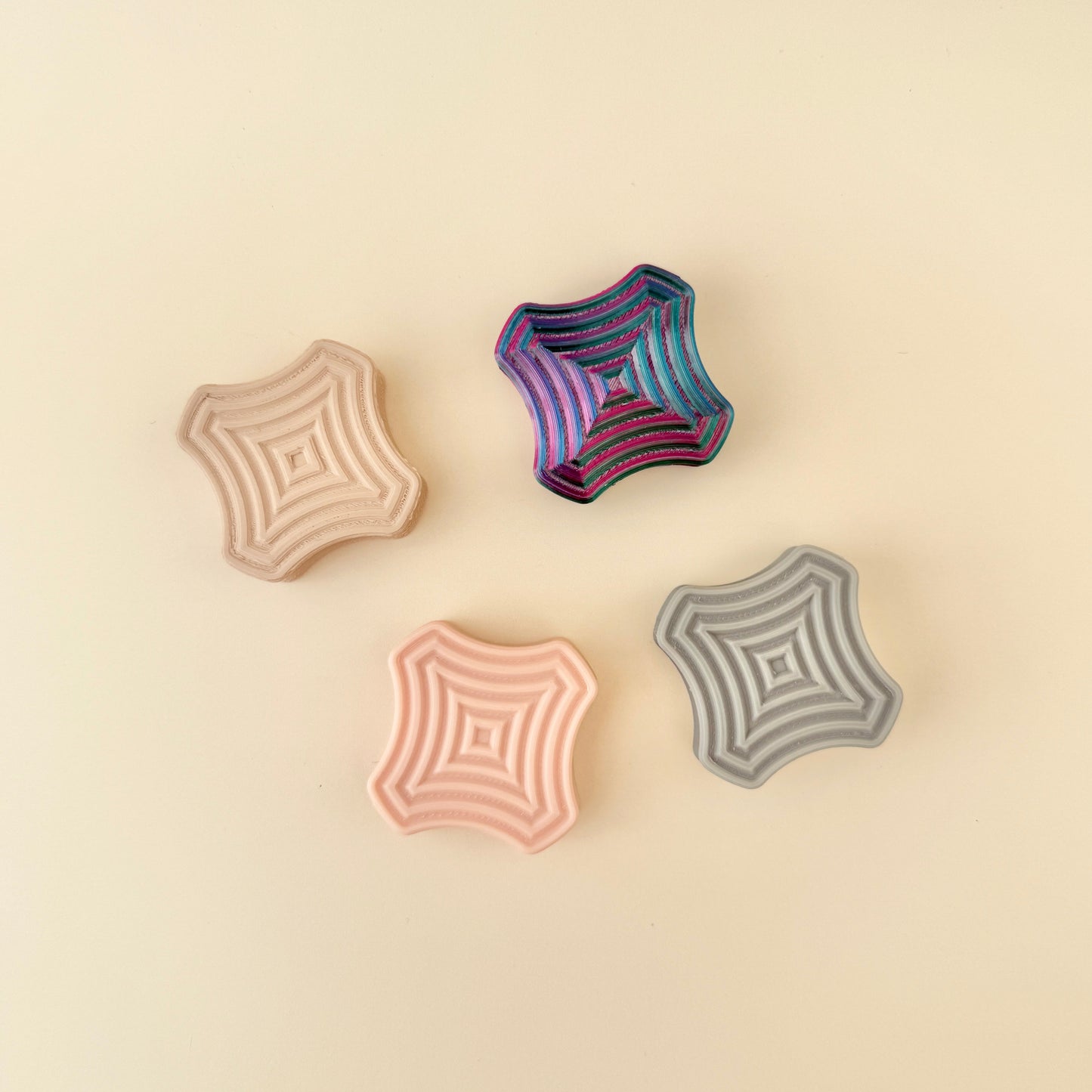 A set of magnetic fidget squares designed for flipping, rolling, and snapping between fingers. A great sensory tool for stress relief and focus.