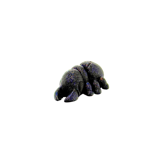 Mini fidget with sharper textures for pain stimming; quiet movement
