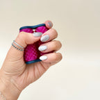 Dual textured sensory roller for pain stimming, grounding and tactile regulation with balanced intensity feedback
